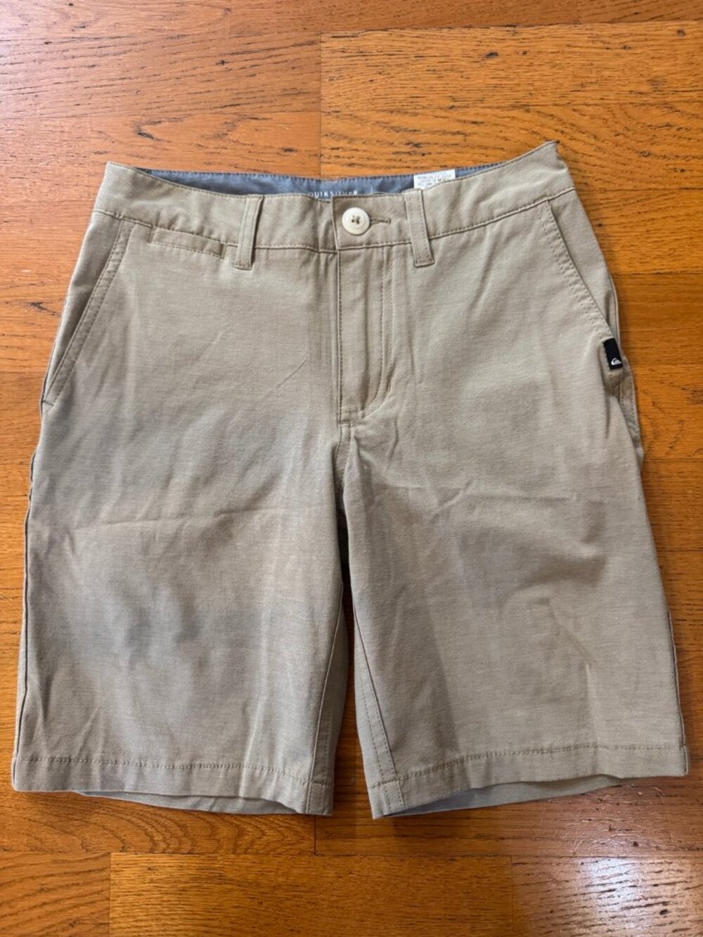 Quiksilver Boys Size 25 Khaki Amphibian Hybrid Shorts